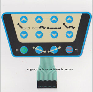 Customize High Sensivity Metal Dome 3m Adhesive Membrane Switch