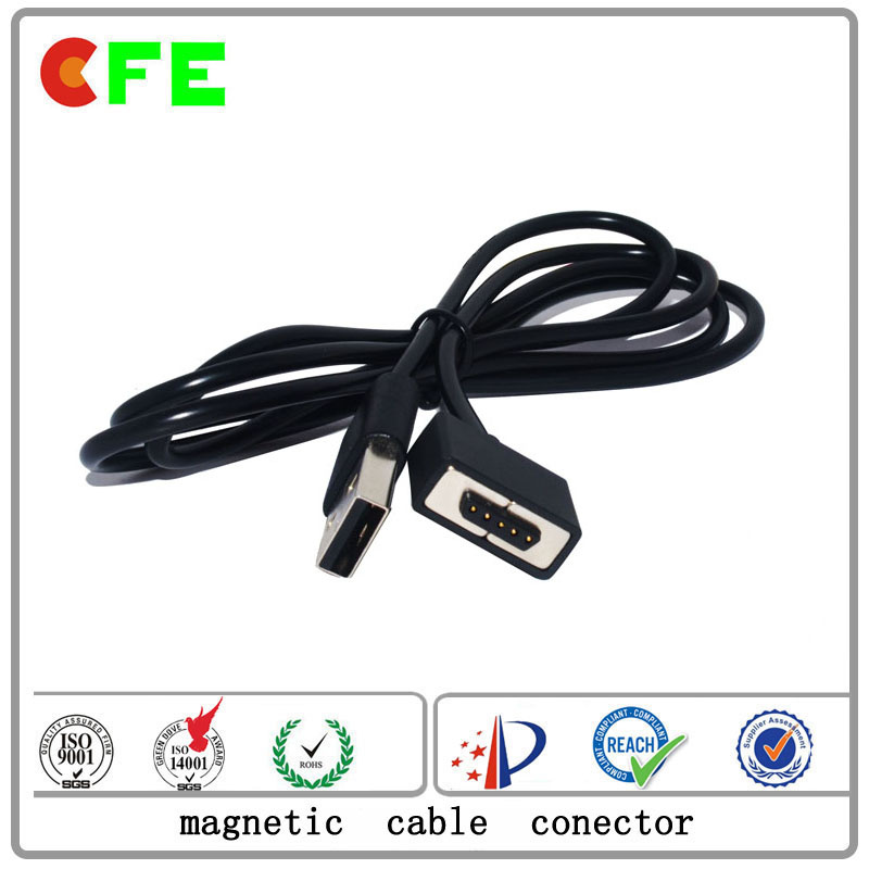 Custom 4pin Magnetic Cable Connectors for Mobile Phone