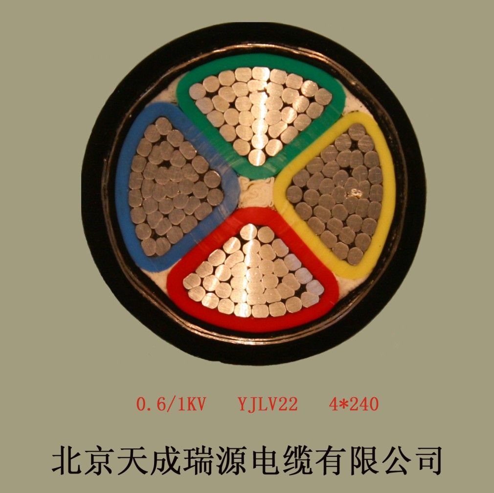 XLPE Medium Voltage Copper Conductor PVC Insulated/Sheath Power Overhead Cable