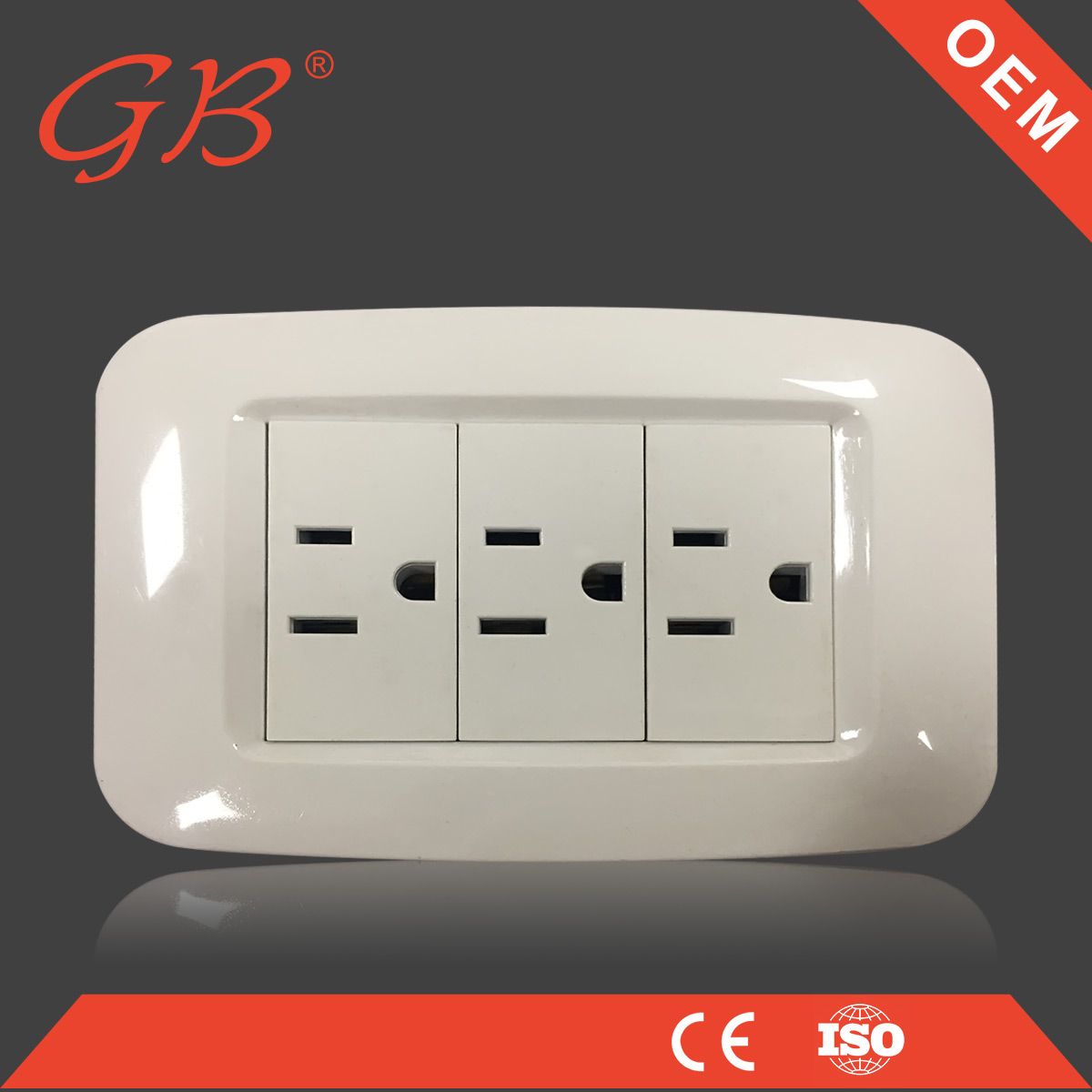 South American Electrical Wall Switch Socket