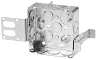 cETL Listing, 4 in. Square Box with Wraparound Bracket
