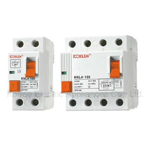 (KNL4-100) Residual Current Circuit Breaker