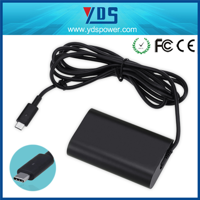 USB-C 45W Type-C 5V/2A 20V/2.25A Qucik Laptop Charger for DELL