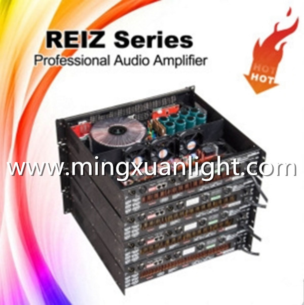 Reiz Series 2 Channels Light Weight Professional High Power Amplifier