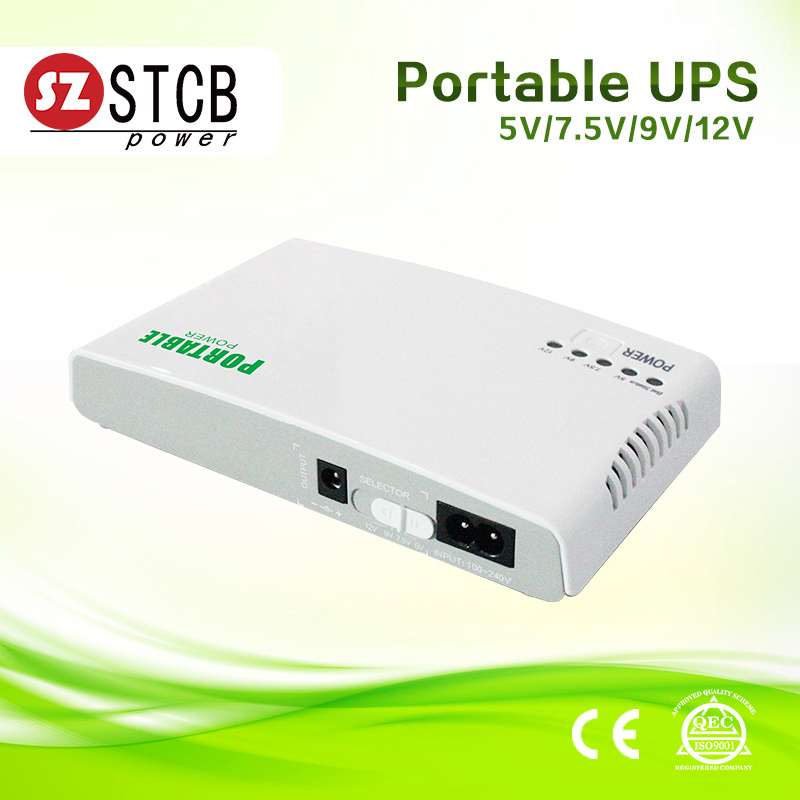 Mini DC UPS for Router, Camera, CCTV 5V 7V 9V 12V Output