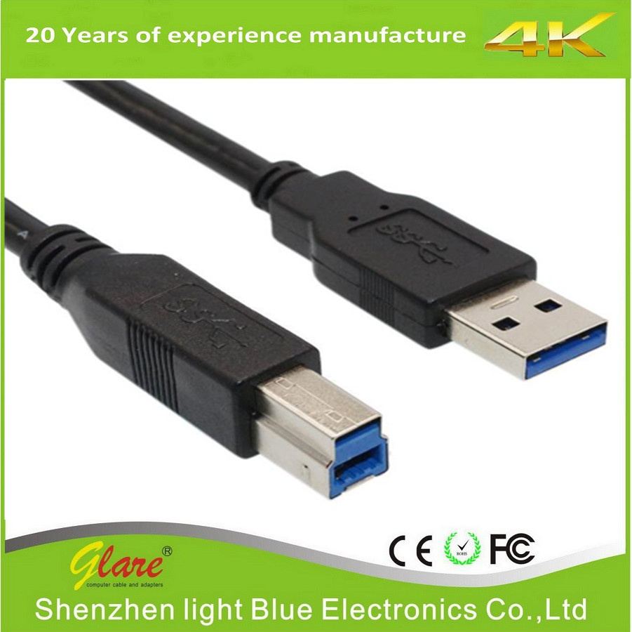 10FT USB3.0 Data Wire Charger Printer Cable