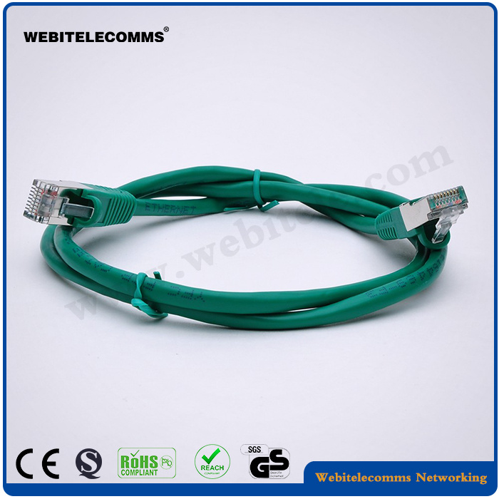 Shielded Cat 5e Twisted 4 Pair Network Patch Cable