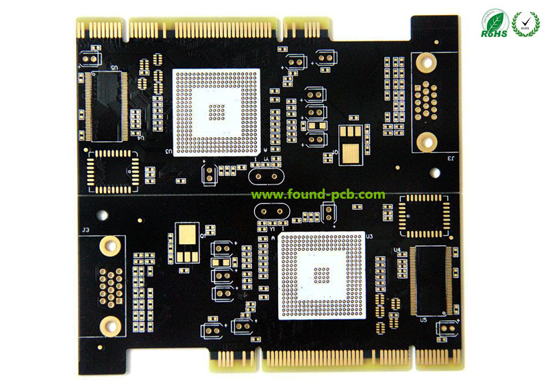 Black Solder Mask Gold Finger PCB