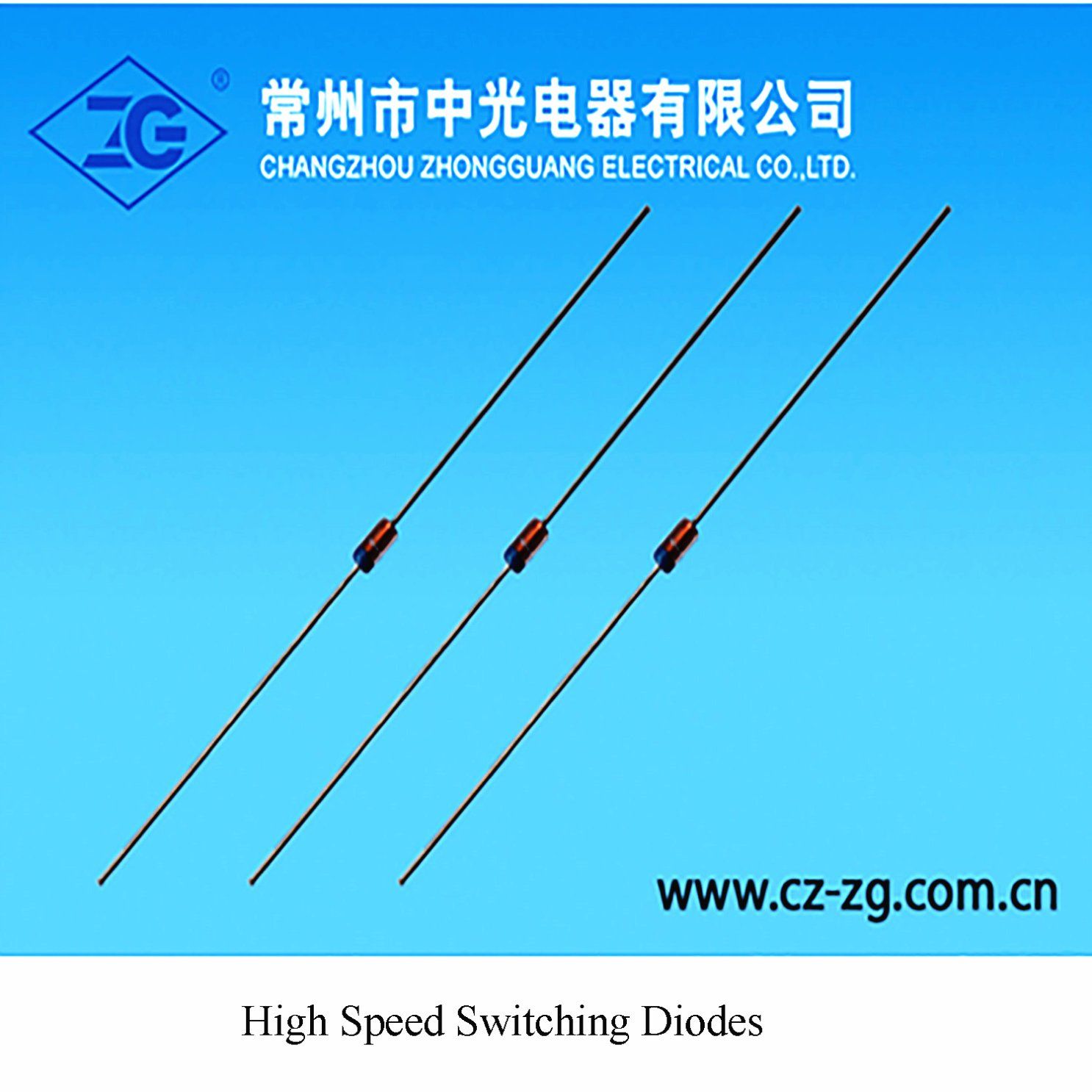 1n914 High Speed Switching Diodes 100V 0.075A