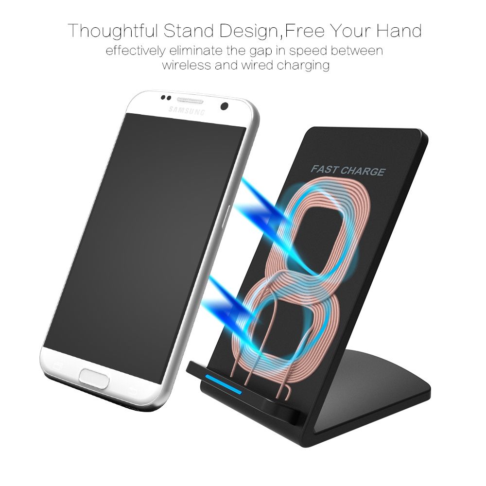 OEM Qi Wireless Fast Charger for Mobile Phones & iPhone 8/X