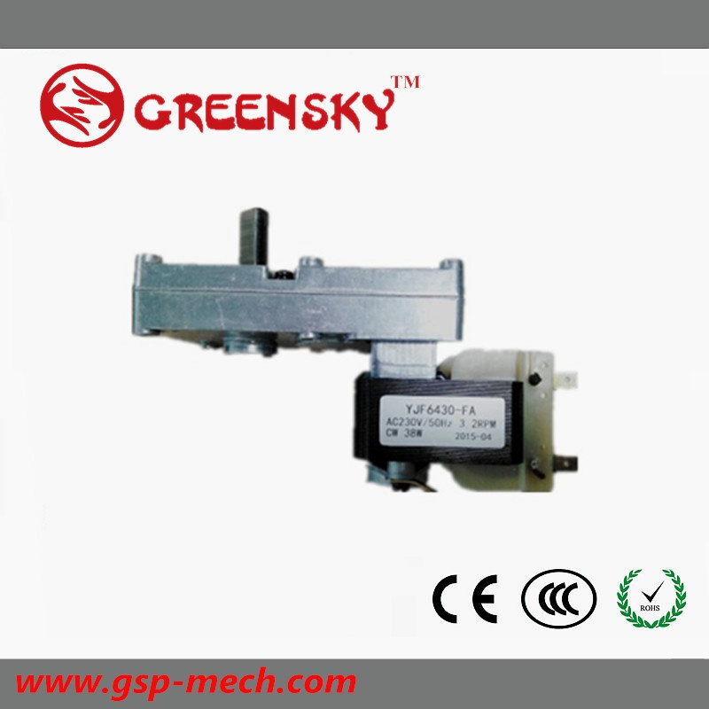 AC Single-Phase Shade Pole Gear Motor for Boiler's Cleaning System