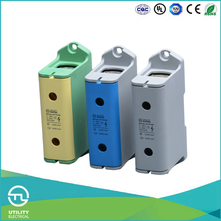 Feed Through High Current Cu/Al Screw Terminal Blocks