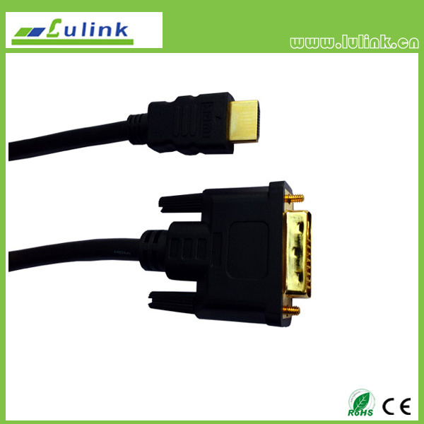 (HDMI M DVI 24+1 M) DVI to HDMI Cable