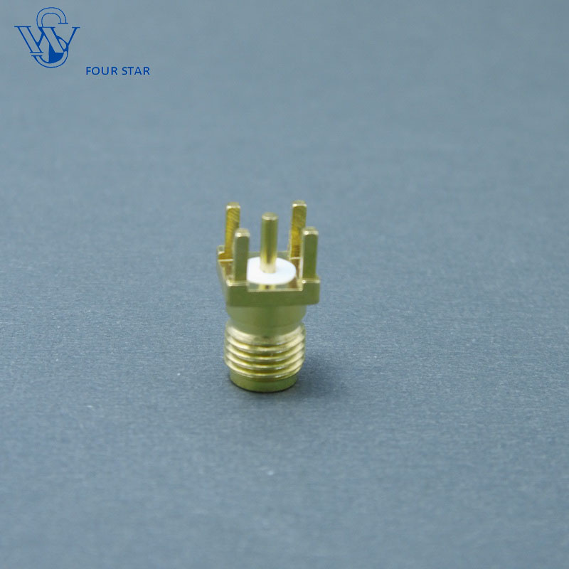 RF Coaxial SMA Female Connector for PCB Mount