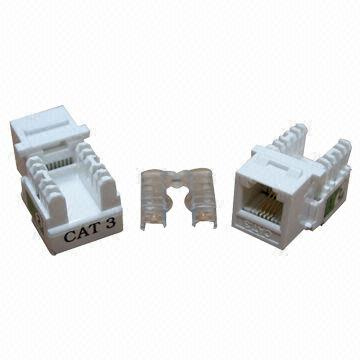 Cat3/Telephone Keystone Jacks for 6p4c