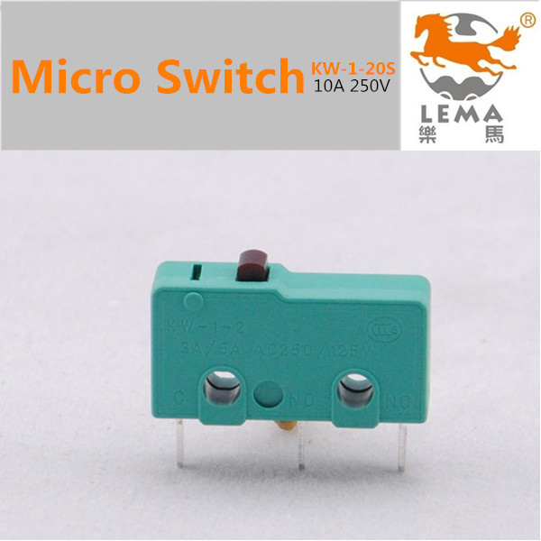 5A 250VAC Electric Mini Micro Switch Kw-1-20s