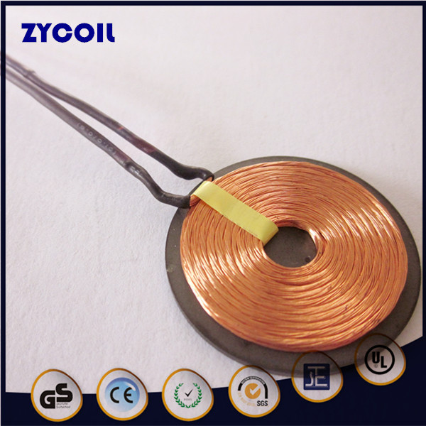 Litz Wire Copper Inductive Coil with Ferrite Sheet