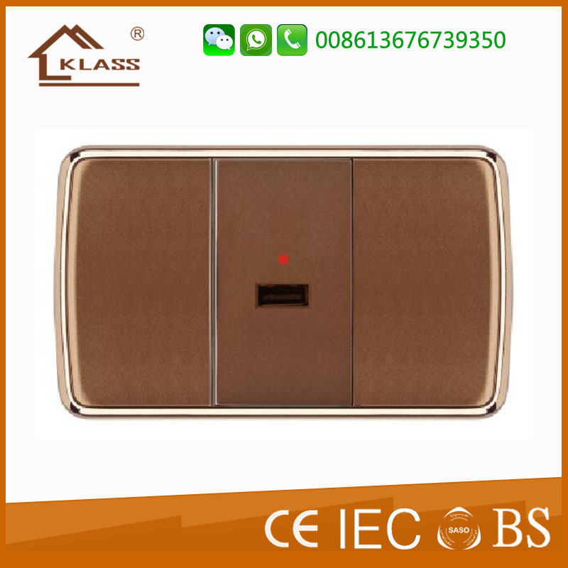 USB Wall Socket with Ce Certificate Home Use