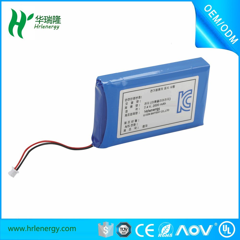 Lithium Battery Suppliers 704272 2000mAh for Robot