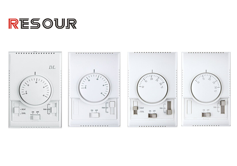 Temperature Controller, Mechanical Room Thermostat, Three Speed Fan Switch
