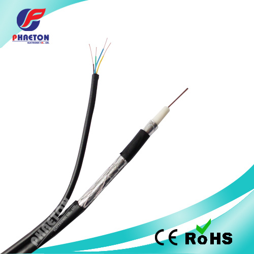 Communication Coaxial Cable for RG6 Cable with Telephone Wire