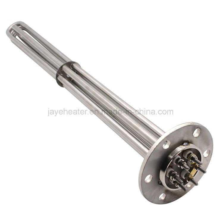 Stainless Steel 3 Phase Immersion Water Round Flange Heater