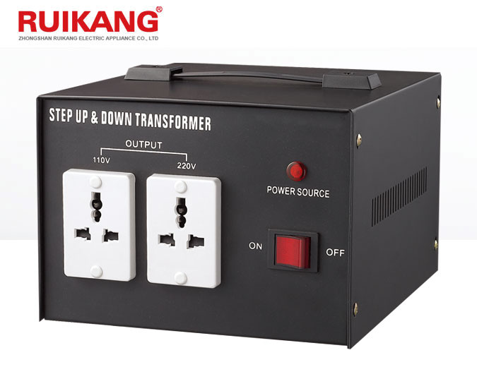 1500va Step up and Step Down Transformer with Power Source Indicators