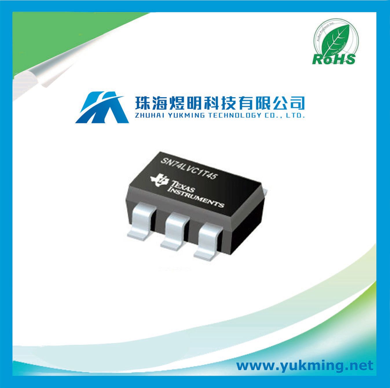 Integrated Circuit Sn74lvc1t45dckt of Transceiver IC