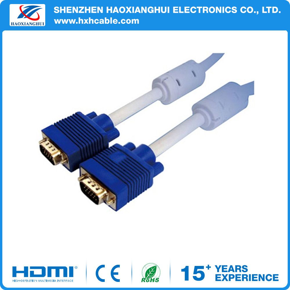 Projector Extension VGA Cable with Double Magnets Ring