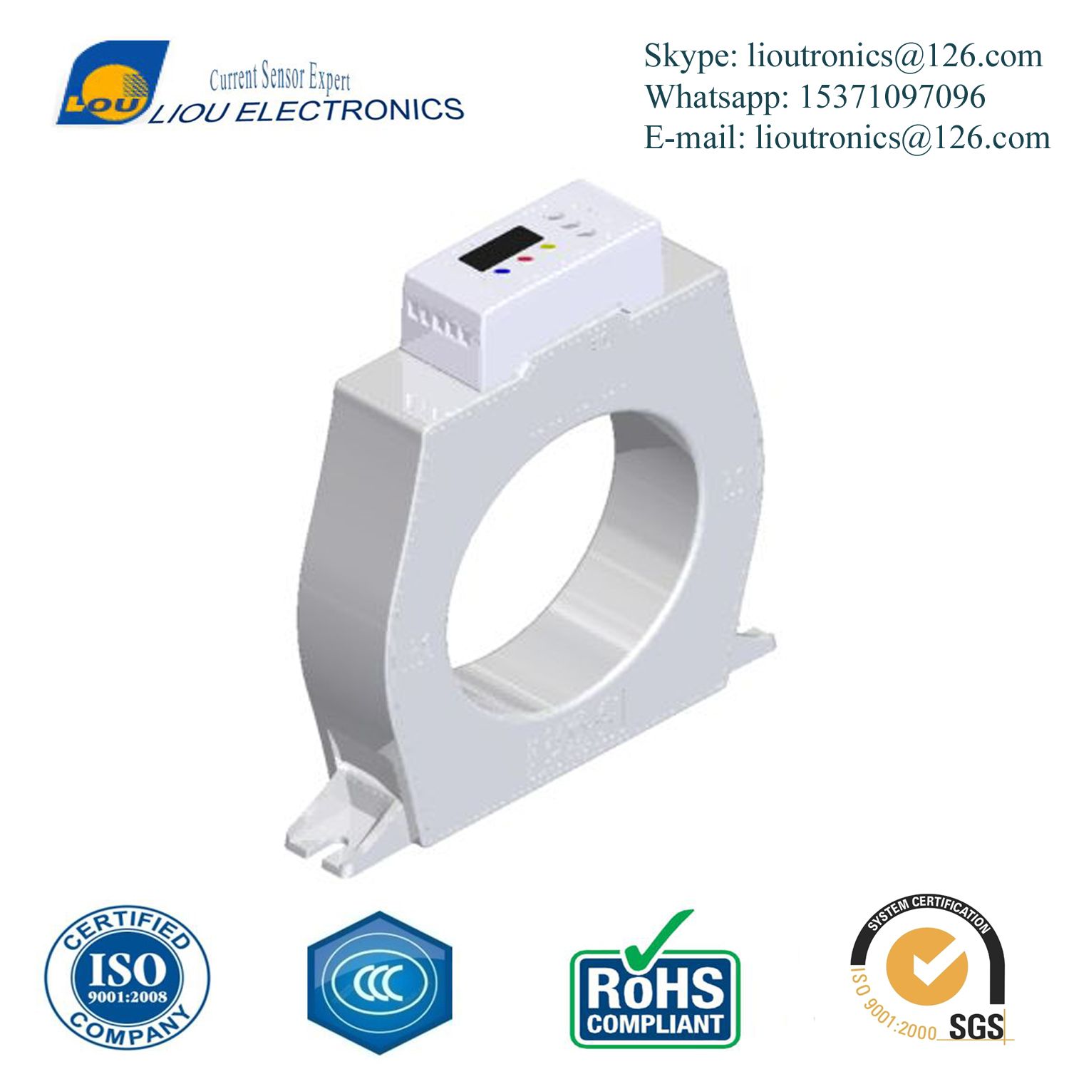 High Accuracy Residual Current Transformer High Current up to 630A