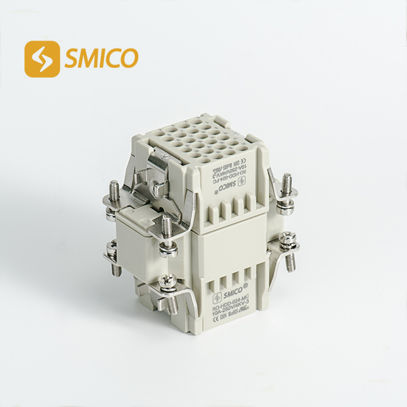 24pin Crimp Terminal Rectangular Heavy Duty Connector