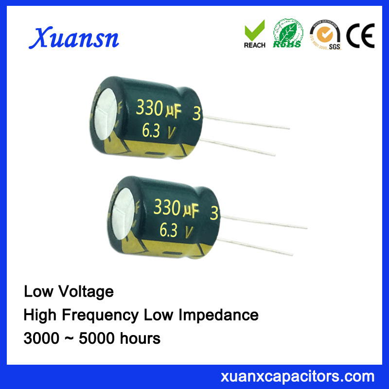 6.3V 330UF Low Voltage High Frequency Electrolytic Capacitor