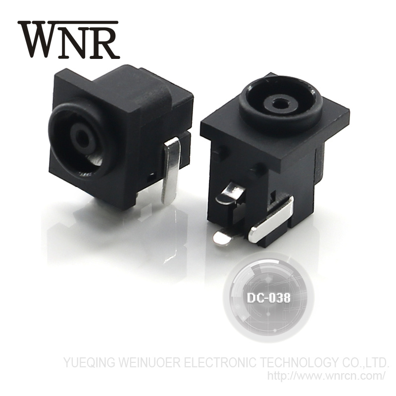 Hot Sale Wnre Mini DC Jack 3 Pin DC-038 DC Power Jack