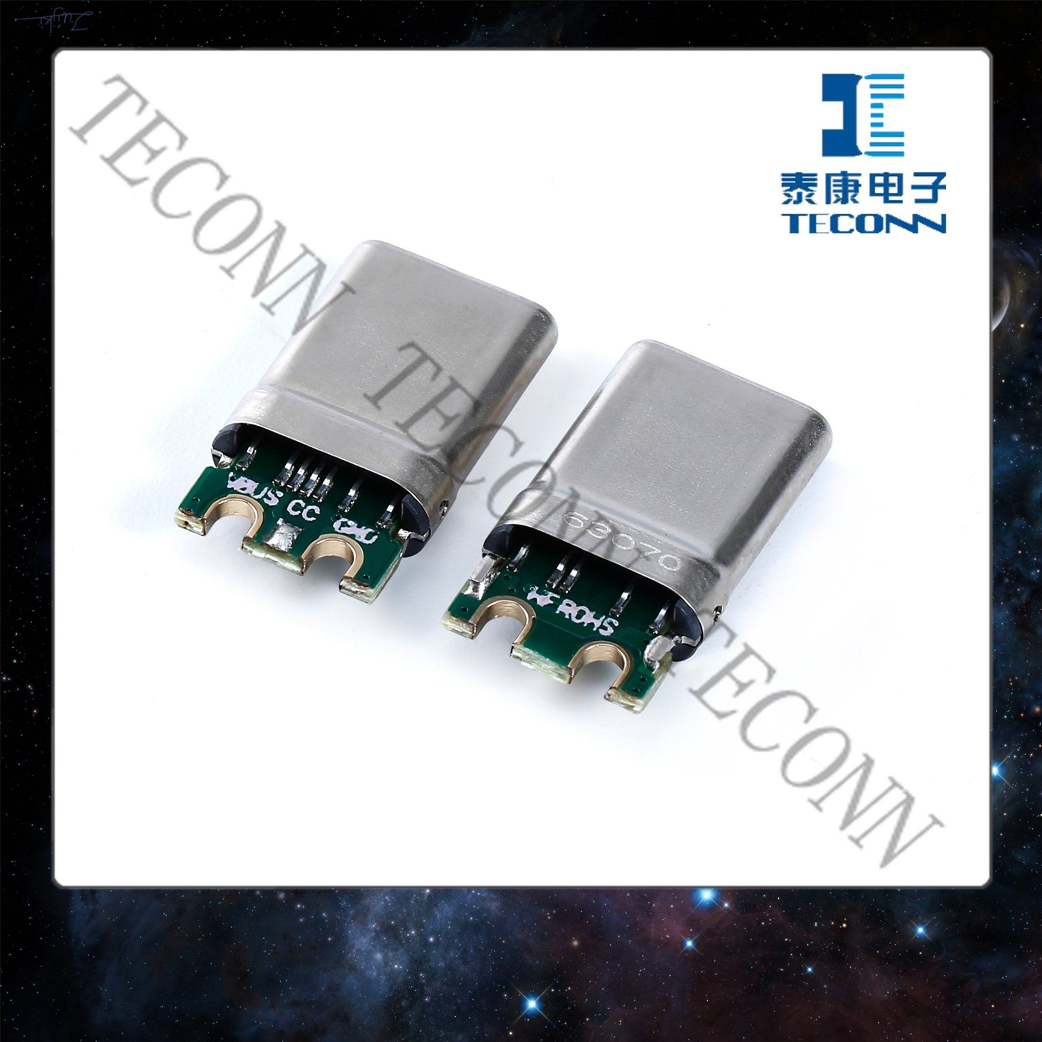 USB Type C 2.0 Connector 1203s