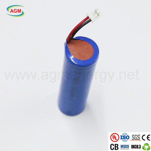 Icr 18650 2000mAh 3.7V Lithium Battery for Electric Tools