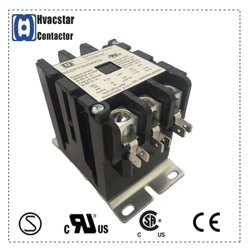 120V 3 Poles 40A High Quality D P Contactor