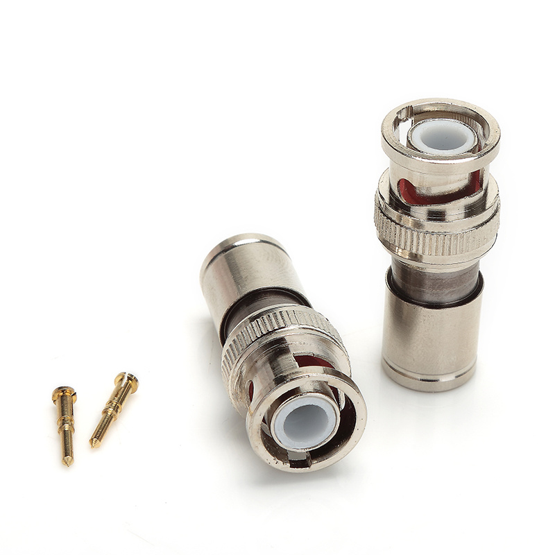 Waterproof CCTV RG6 Rg59 BNC Connector Connector Factory