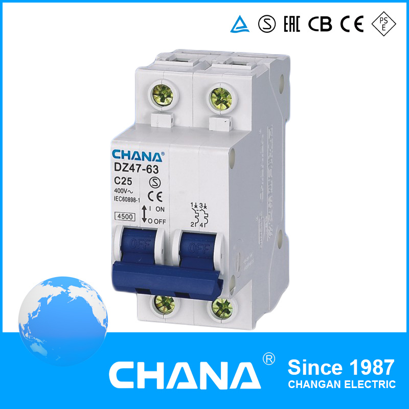 Dz47-63 Mini Circuit Breaker (with indicator) Dz47-63