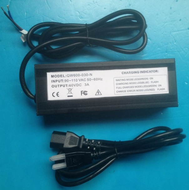 60V 3A NiMH NiCd IEC Type Battery Charger