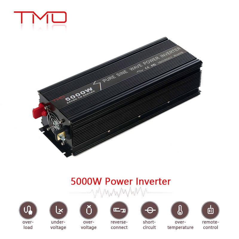 5000W Pure Sine Wave 12V 24V 220V 5000W Inverter for Solar Power System