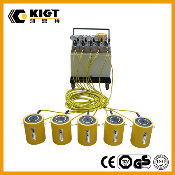 PLC Synchronous Lifting System for Bridge Bearing Replacement
