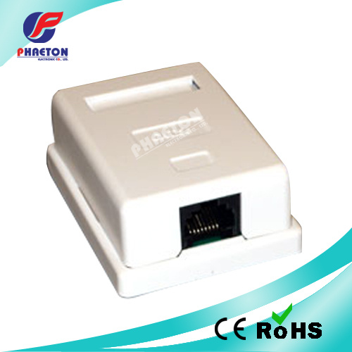 8p8c Cat5e Single Ports Surface Mount Box