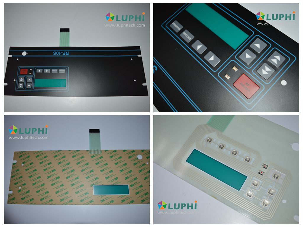 Customized Membrane Control Switch Membrane Keyboard Pet Printed Circuit