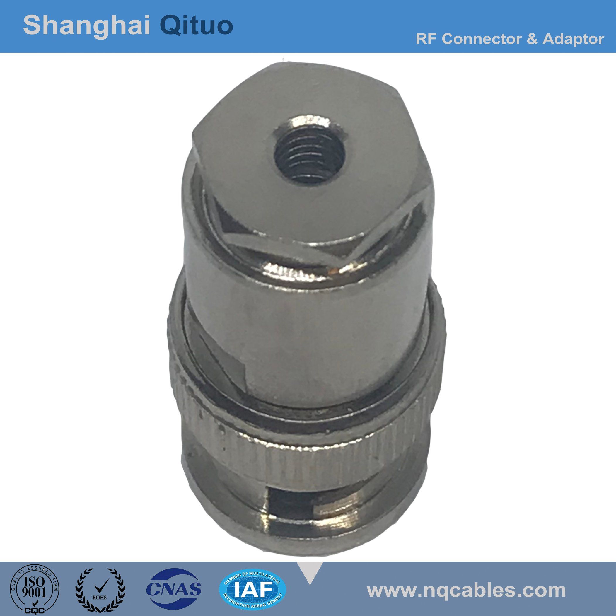 RF Connector BNC Straight Male Plug for Rg-174u, Rg-316u (BNC-J3)