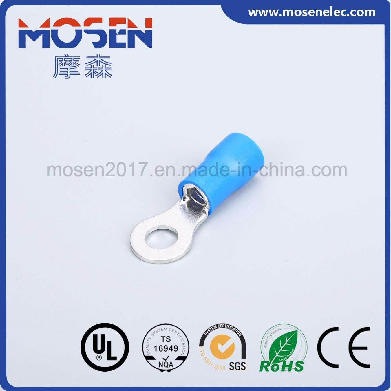 RV Vinyl Single Crimp Insulated Ring Terminal