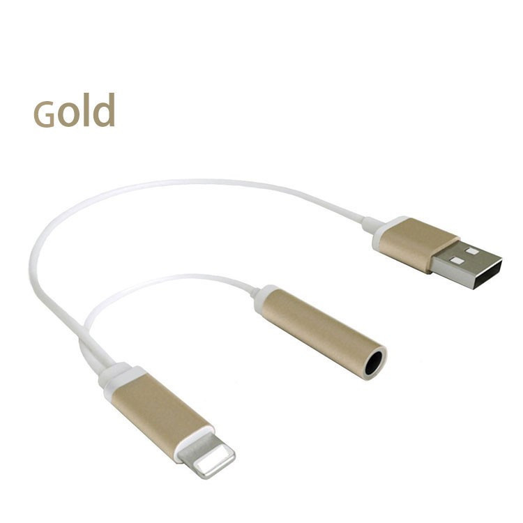 Headphone for iPhone 7 Jack Adapter Charger and Headphone Converter Cable
