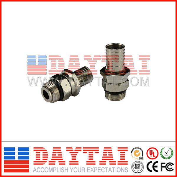 Aluminium Rg11 Feed Thru Connector with CE Certification