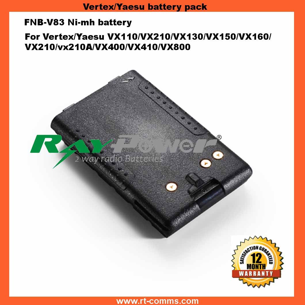 Two Way Radio Vertex Yaesu Battery Pack Fnb-V57 Fnb-83 for Vertex Yaesu Vx110/Vx210/Vx130/Vx150/Vx160/Vx210/Vx210A/Vx400/Vx410/Vx800