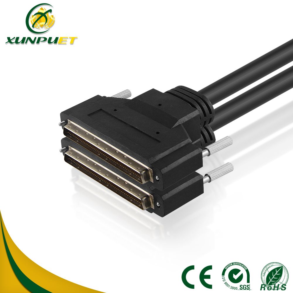 Communication Equipment SCSI 100pin Copper Wire Data Cable