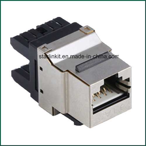 CAT6 Shielded Metal Punch Down Keystone for CAT6 STP Cables